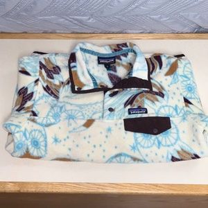 RARE Patagonia Synchilla Snap-T Pullover Moon Owl